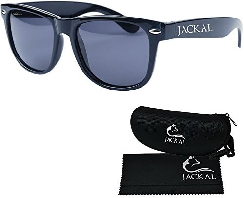 Jackal Thai Sunglasses B001 Smoke Polarized Lens Matte Black Frames from Chiang Mai Thailand
