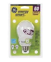 GE Compact Fluorescent Specialty Bulb, A-Line, 15 Watts