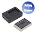 Battpit™ New Digital Camera Battery + Charger Replacement for Canon PowerShot SD700 IS Digital ELPH (1100 mAh)