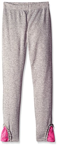 Hello Gorgeous Big Girls' Lace Inset Stretch French Terry Jog Pant