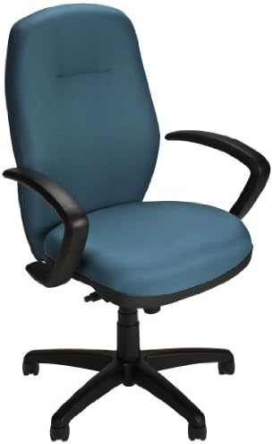 Via Seating Riva Act2 Series High-Back Ergonomic Task Chair, Light Green Fabric