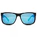 Ray-Ban RB4165 Justin Sunglasses Matte Black w/Blue Mirror (622/55) 4165 62255 55mm Authentic