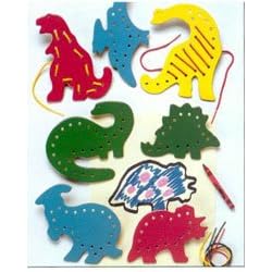 Lacing and Tracing Dinosaurs by Lauri Toys