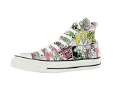Converse Men's All Star Chuck Taylor Comic Hi Casual Shoe White, Multicolour