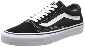 Vans Unisex Old Skool Black/White Skate Shoe 8.5 Men US / 10 Women US