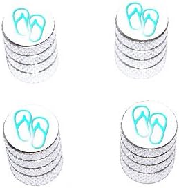 Flip Flops - Tire Rim Valve Stem Caps - Aluminum