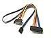 SAS 29 Pin to 7 Pin SATA Cable with 15 Pin SATA Power Cable 24 Inches
