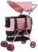Pet Supplies : PINK - All-Purpose Traveler - Stroller, Car-Seat, and Carrier in One