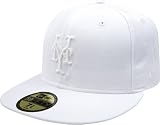 MLB New York Mets White on White 59FIFTY Fitted Cap (7 5/8)