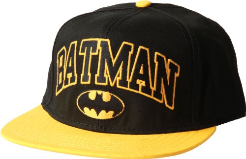  Batman The Dark Knight Classic Logo Snap-back Flat-bill Hat