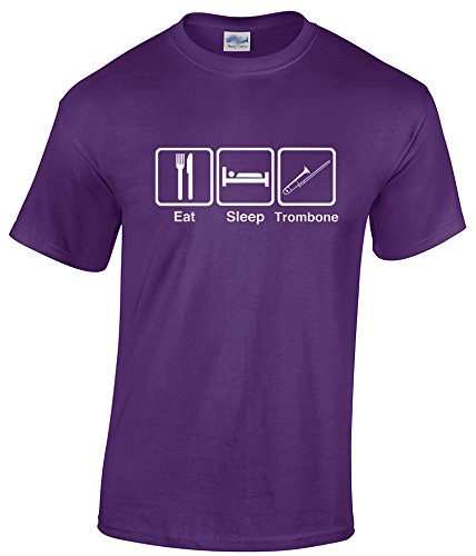 EatSleepTee Men's Eat Sleep Trombone T-Shirt