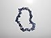 1pc Natural Healing Crystal Sodalite Chip Gemstone 7 Inch Stretch Bracelet