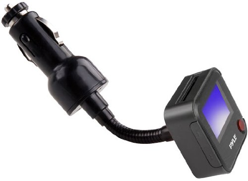 Pyle PIMPTR5B Mobile SD/USB/MP3 Compatible Player with Built-In FM Transmitter (Black)