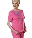 Adaptive Summery Short Sleeve T-Shirt - Disabled Clothing - pink 2XL