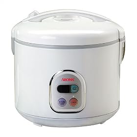 Aroma Heavy Duty Programmable Dry Rice Cooker and Steamer by Aroma