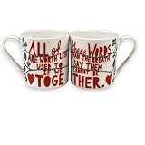 Rob Ryan Set of 2 Matching His n Hers Mugs