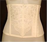 Art-Beau 2 PACK FLORAL WHITE SHAPER GIRDLE #3600 sz S M
