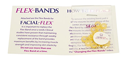 Facial-flex replacement bands - pack of 10 facial flex bands, 14 …