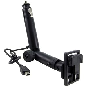 ARKON TTGO121-USB TomTom Go x20 Lighter Socket Mount with integrated Mini USB Power for TomTom GO