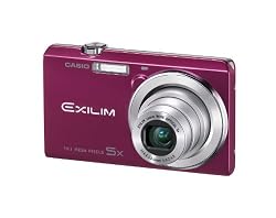 Casio Exilim EX-ZS10 Red 14 MP Stylish and Slim Digital Camera with 5x Wide-Angle Zoom and 720p HD Video Capture