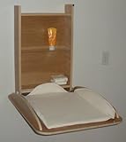 Wall Mounted Baby Changing Table, Classic Vertical, Natural Birch Wall Mounted Baby Changing Table, Classic Vertical, Natural Birch