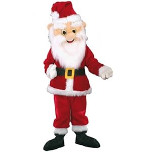 Mascotte déguisement Père noël