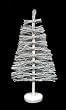 3' Pre-Lit White Country Twig Artificial Christmas Tree - Multi Lights
