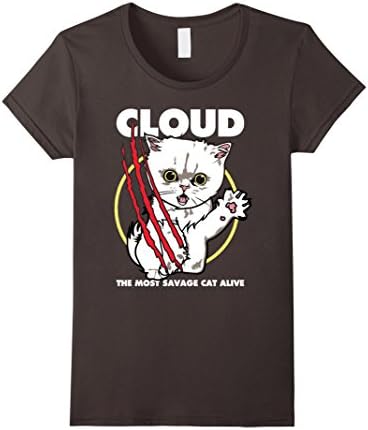 Women's PopularMMOs "Savage Cloud" Tee Large Asphalt