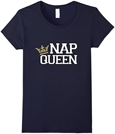Women's Nap Queen T-Shirt Large Navy