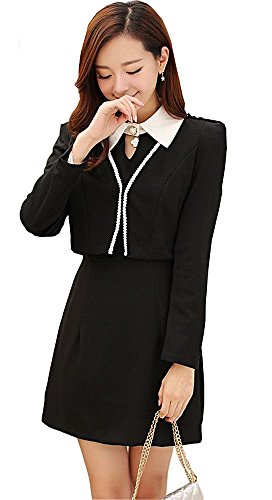 ツーピース スーツ ワンピーススーツ ジャケット 清楚 入社式 結婚式 卒業式 入学式 デート オフィス 大きいサイズ カジュアル キュート エレガンス レディース 秋物 冬物 可愛いスカーフ付き R518