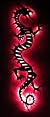 Dragon LED Glowing Light Silhouette