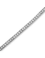 14k White Gold Princess-cut Diamond Tennis Bracelet (4 cttw, H-I, I1-I2)