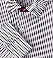 Autograph Pure Cotton Twill Striped Shirt