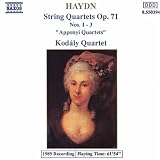 Haydn: String Quartets, Op. 71, Nos. 1-3 "Apponyi Quartets"