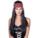 Caribbean Pirate Ladies Fancy Dress Wig + Headband
