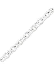 Sterling Silver 7.75 Inch Polished Fancy Link Toggle Bracelet - 7.75 Inch