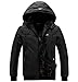 WHENOW Men's Winter Warm Fleece Parka Hooded Jacket