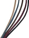 Alterras - Band: Quadr. Lederbänder (Variante: schwarz) (L: 90cm, Ø: 1mm)