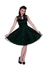 Floral Print Flared-Skirt Satin/Velvet Lace-Up  Dress