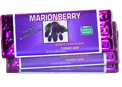 3 ea - WHITE CHOCOLATE & MARIONBERRY CANDY BARS by Genuine Oregon Products