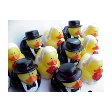 Set Of 12 Wedding Rubber Duckiesducks Bride Groommarriage