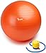 Exercise Ball, LuxFit Premium EXTRA THICK Yoga Ball '2 Year Warranty' - Swiss Ball Includes Foot Pump. Anti-Burst - Slip Resistant! 45cm, 55cm, 65cm, 75cm, 85cm Size Fitness Balls Available.