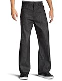 Sean John Men's Garvey Jean, Raw Black, 36x34