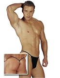 Mini Bade String Schwarz Herren Gr. M