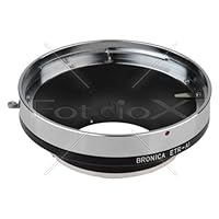 Fotodiox Pro Adapter, Bronica ETR Lens to Nikon Camera Mount Adapter -- for Nikon D1, D2, D3, D3x,D3s, D100, D200, D300, D300s, D700, D40, D40x, D50, D60, D70, D70s, D80, D90, D3000, D3100, D5000, D7000