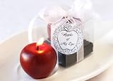 Apple of My Eye Mini-Candle in Gift Box with Ribbon and Tag (Set of 6)