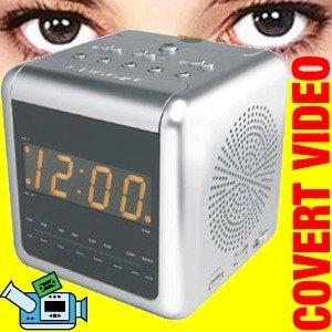 41cBuIft%2BQL Covert Camera Microphone  Hidden Inside Clock / Radio