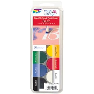 DELTA-Stencil Magic Stencil Paint Creme - Basic