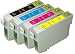 4 Compatible Ink Cartridges For Epson Stylus Printers S22 Sx