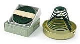 New Permanence Johin Set - 14 Large Coils And Holder - Incense From Shoyeido